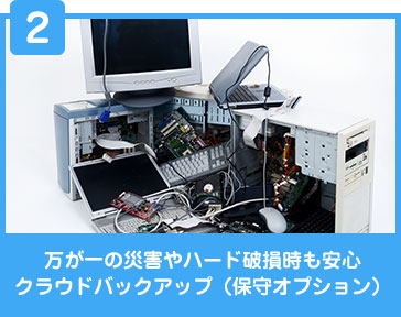 クラウドバックアップ（保守オプション）